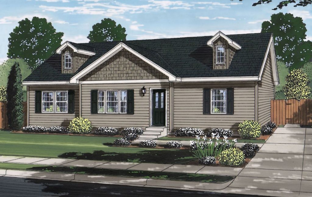 Logan II | 1320 Square Foot Ranch Floor Plan