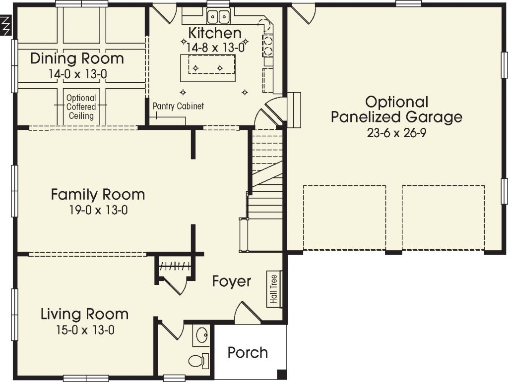 Shoreham | 2775 Square Foot Cape Floor Plan