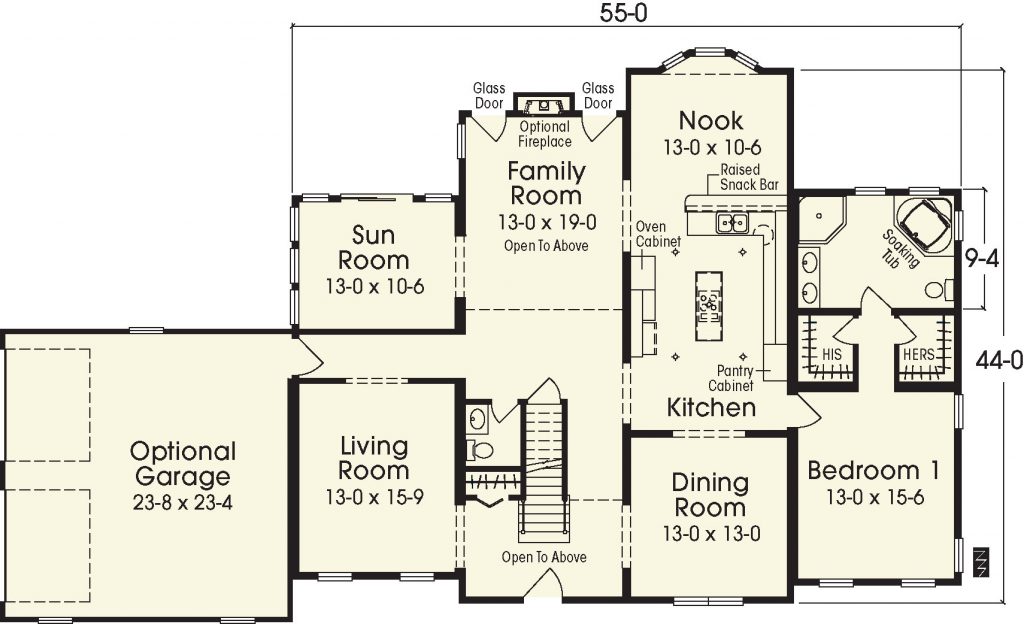 Stockbridge | 4006 Square Foot Two Story Floor Plan