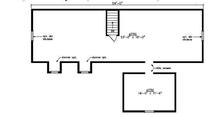 Wilmington I | 3047 Square Foot Cape Floor Plan