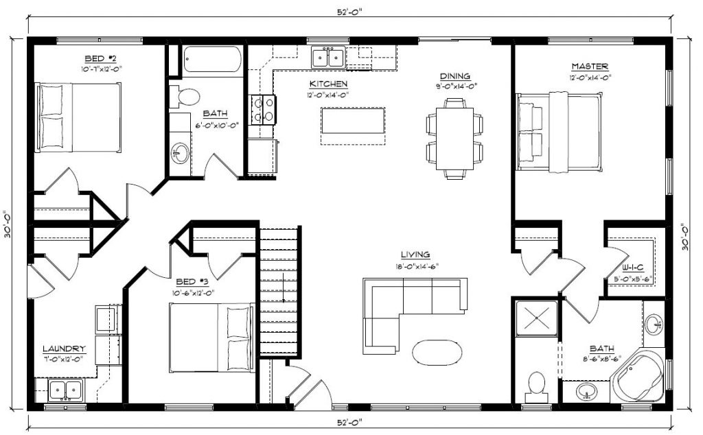 redwood-1560-square-foot-ranch-floor-plan