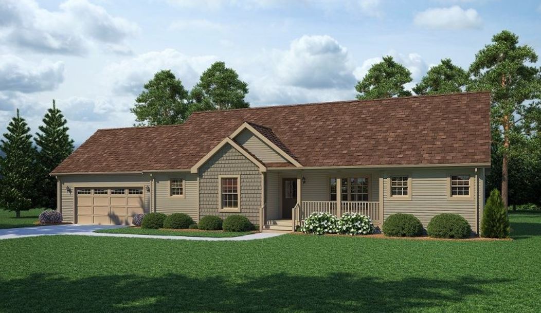 Dublin II | 2010 Square Foot Ranch Floor Plan