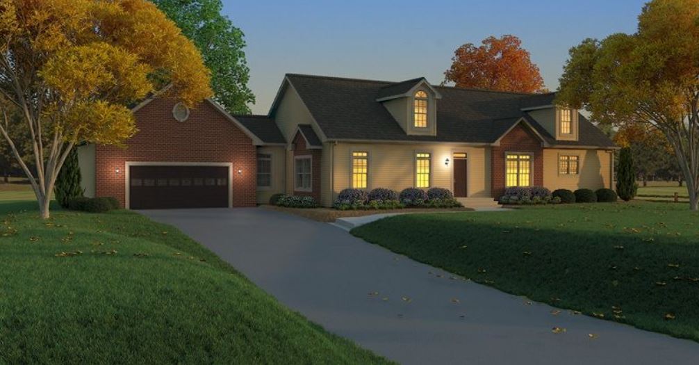 Hobart 1920 Square Foot Ranch Floor Plan