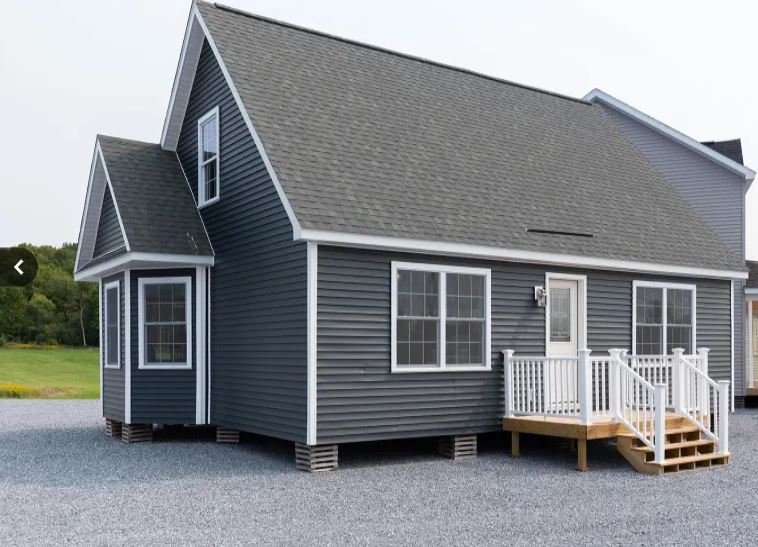 Acadia 927 Square Foot Cape Floor Plan