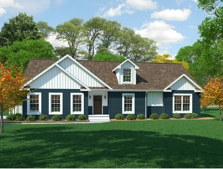 Ultra VI | 1860 Square Foot Ranch Floor Plan